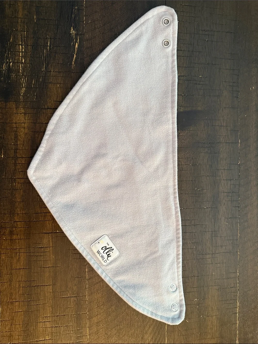 Ollie World Bandana Bib Set - Coral and Light Gray - lot of 3